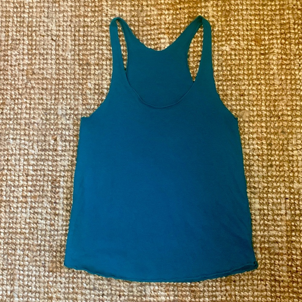 Turquoise American Apparel tank top. Size m.